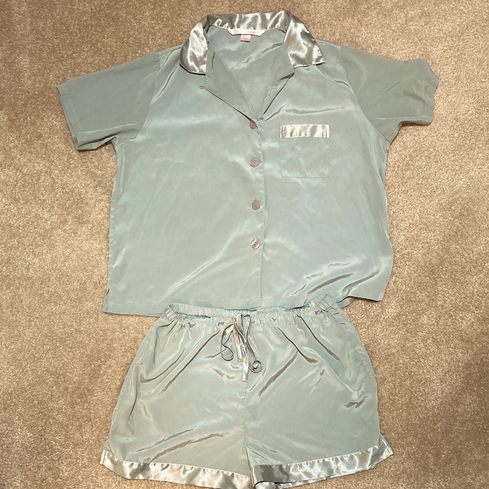 Silky Sleep Set Moss Green